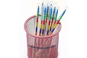 POLE TIP 12 x Swop Point Crayons For Kids, Wax Crayons, Colouring Pencils For Children Art and Craft, Party Bag Fillers For Kids, Stationary Supplies, Coloured pencils(12)