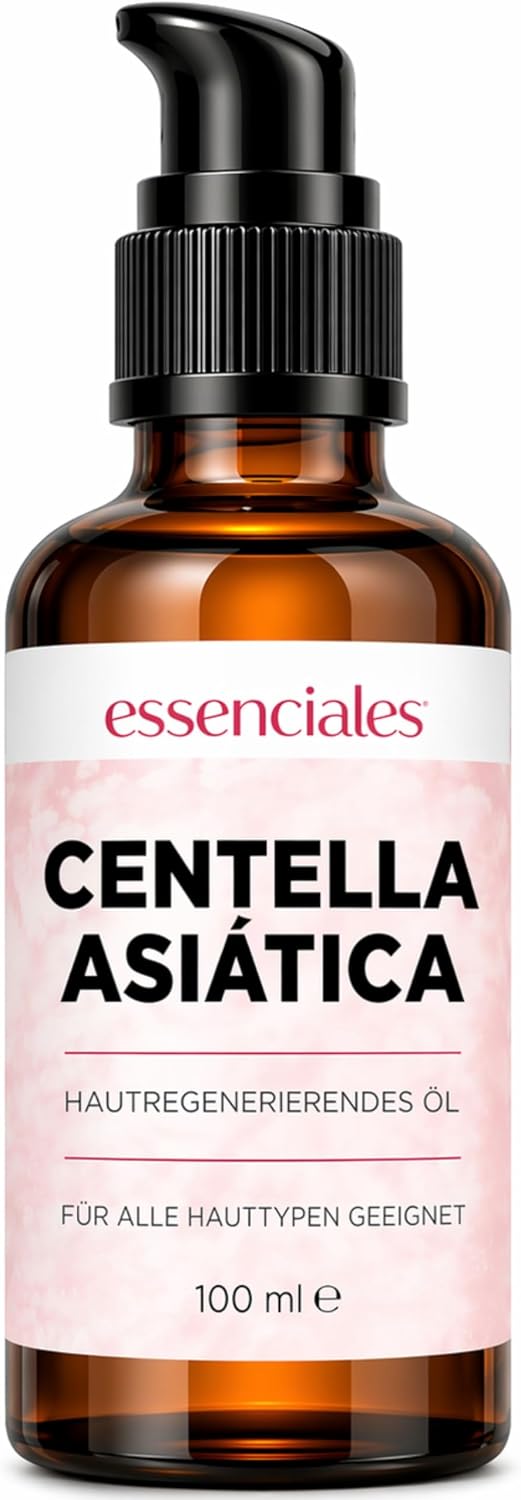 Aceite de Centella Asiática 100% Puro - Sérum Natural 100ml | Regenerador Cutáneo | Efecto Calmante y Reafirmante | Piel Sensible | Uso Facial y Corporal