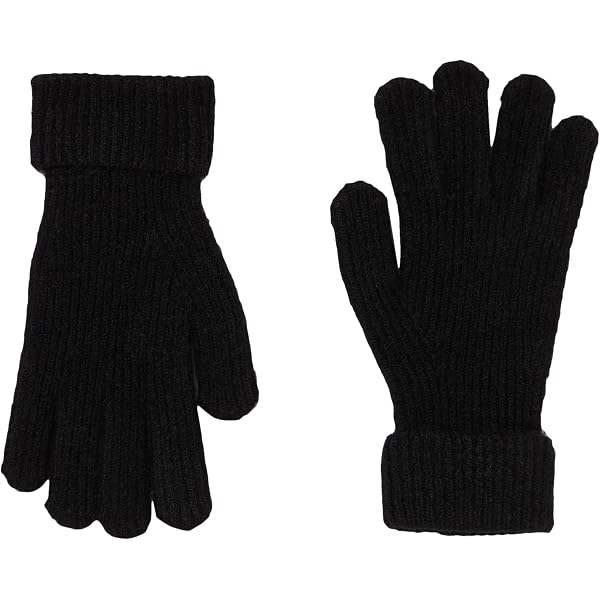ONLY Damen Handschuhe Mit Lurex-Akzent – Aus Recyceltem Polyester, Wärmende Fäustlinge