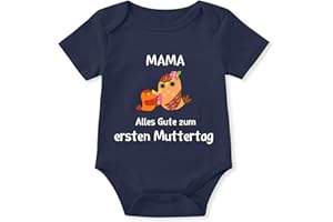 Glimnerize Strampler Baby Body Onesie Kurzarmbody Ersten Muttertag Geschenk für Mutter Frühchen Kleidung 0-12 Monate