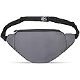 Breedlove Fashion Waist Bag Stylish and Functional Waist Bags for Men and Women Waterproof, Leather Trainer Waist Bag with Adjustble Waist Belt Travel Waist Pouch