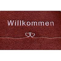 Majo Lifestyle und Home Premium robuste Anti-rutsch Fußmatte für außen/innen - 40x60 cm - weiche Schuhmatte - Polyester…