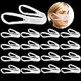 Elastic Nose Bandage, Surgery Elastic Bandage Dressing Holder, Elastic Bandage Nose Pad, Mesh Nose Pads, External Nasal Bandage Dressing Holder with High Absorption Capacity for Nose, (White,20Pcs)