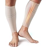 CAMBIVO Compression Socks Women Men x2, Calf Compression Socks, Compression Socks, Varicose Veins without Foot, for Sports, R