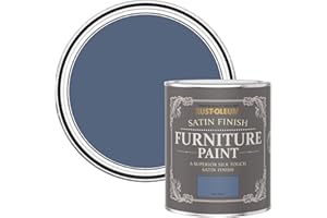 Rust-Oleum Blue Furniture Paint in Satin Finish - Blue River 750ml