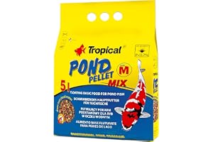 Pond Pellet Mix Size M 5L/550 g – basfoder för dammfisk, låg fosforhalt främjar inte algtillväxt