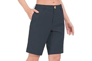 Little Donkey Andy Pantalones cortos elásticos de secado rápido UPF 50+ para senderismo, camping, viajes