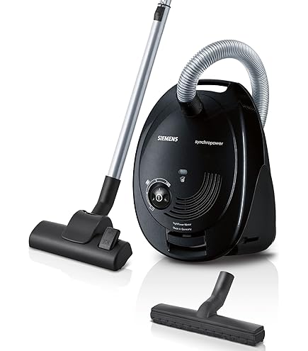 Aspirador Con Bolsa | SIEMENS VS06A212, 600 W, Depósito 4 L, Negro