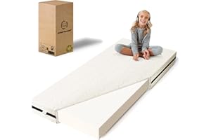 smartwood® Matelas Enfant - Smart Comfort - pour lit bébé 120x200 Epaisseur 14cm - pour lit Enfant - avec âme en Mousse H2 et Housse antiallergique Lavable Oeko Tex 100