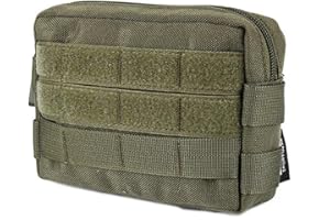 TOPTIE Pochette Molle Tactique, Pochette d'administration Horizontale, Petit Sac à Outils Utilitaire EDC