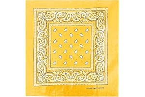 JOPHY & CO. Bandanas 100 % coton pour femme / homme / enfants, unisexe avec motif Paisley, mouchoir couvre-chef, écharpe pour cheveux / cou / poignet / tête COD.644