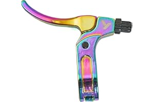 KHEBIKES KHE Radius BMX Brake Lever Left Aluminium Folding Hinge Cold Forged 2-Finger Oil Slick