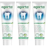 Agarta Doğal Bitki &Ouml;zl&uuml; Flor&uuml;rs&uuml;z Beyazlatıcı Diş Macunu 100 ml x 3 Adet