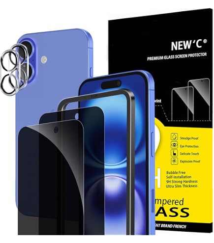 WardSan - Film De Protection Hydrogel Anti-espion Pour IPhone 16 Pro 6.3 - TPU Souple, Compatible Avec Coques - Pack De 2