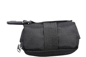 Ungtyb Golfbollväska, midjeväska, kompakt förvaringsväska, hållbar mobiltelefonhållare, med karabiner för träning och träning, perfekt för golftävlingar, daglig användning