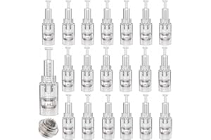 PKCHYE Agujas Dermapen Microneedling 20 Pcs 36 Pin Microagulhas Agulhas De Repuesto Micro Aguja Cartucho De Substituição Slot Baioneta Regular Microneedle Cartuchos Dermapen Para Microneedling Derma Pen