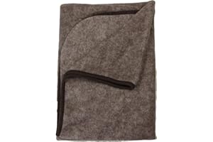 ‎COSILANA Cosilana Baby Decke Wollfleece Braun-Melange 115