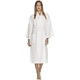 Boca Terry Bathrobe Waffle Kimono Bathrobe - One Size Fits All, XXL and 4XL