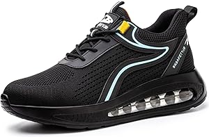 OBQCARE Scarpe Antinfortunistica Scarpe da Lavoro Scarpe Antinfortunistiche Leggere Uomo Scarpe da Lavoro Scarpe Sportive Leggere Antiscivolo Scarpe da Trekking