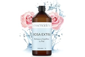 Essenciales Pink Extra – Floral Wasser – Rosa Damascena – 100% rein und natürlich – 1 Liter