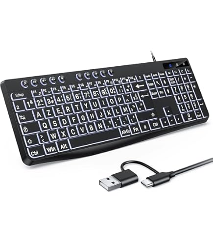 Perixx PERIBOARD-331 Clavier Filaire USB Rétro-éclairé Pleine Taille Touches Ciseaux De Type X Retro Eclaire Blanc Noir Azertyavis Fiche Technique Et Prix Au Maroc