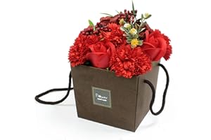 ANCIENT WISDOM Roses Rouge Et Oeillets Savons Bouquet De Fleurs