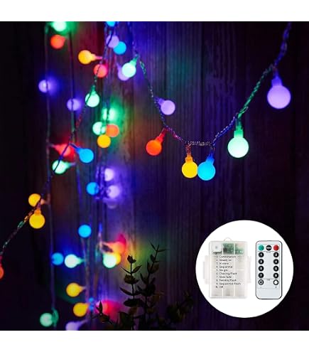 60 Piquets Lumineux Pour Guirlandes De Noël – Support Jardin Vert Pour Lumières C7 C9 Vacances