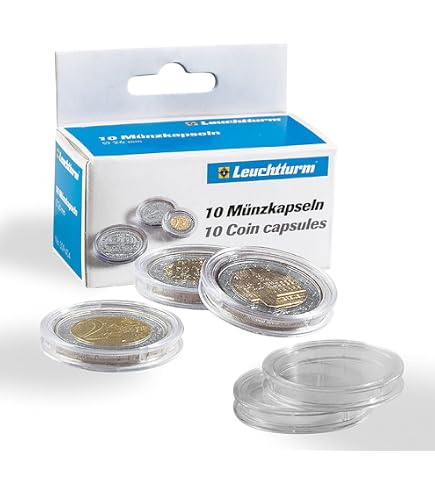5 X SAFE Münzkapseln, 35 Mm – Aus Kratzfestem Plexiglas Für Große Münzen & Medaillen