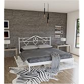Gm 301 Gold Dublex Metal Bed White 160x200