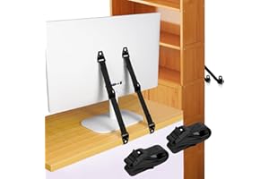 HOTUT Cinghie Antiribaltamento per TV e Mobili, 2 Pezzi Cinghie di Sicurezza TV Regolabili, Cinghie di Sicurezza TV Universal con Viti di Dimensioni Diverse Safety Straps per la Protezione dei Bambini