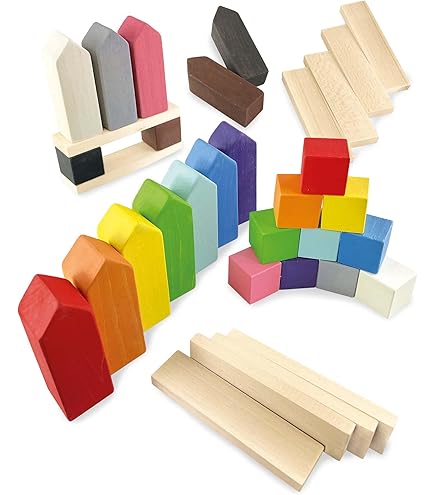 Ulanik Montessori grote steekpoppen accessoires vanaf 3 jaar sorteren kleuren leren - 12 gekleurde vilten hoeden, bedden, sjaals en bloemenhoeden voor dwergen