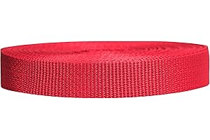 Strapworks Lightweight Polypropylene Webbing - Poly Strapping for Outdoor DIY Gear Repair, Pet Collars, Crafts – 3/4 Inch by 10, 25, or 50 Yards, Over 20 Colors