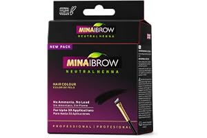 Mina ibrow Hair Color Light Brown | Natural Spot Coloring and Hair Talt-intech® Powder med Duo Angled Brush, Water and Smudge
