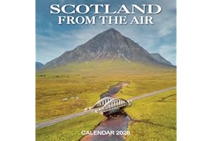 2026 Scotland Calendar: Scotland from the Air - Square Wall Calendar - Month to View - 12 Months