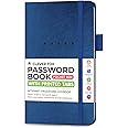 Clever Fox Password Book Pocket – Small Internet Address & Password Journal Organizer – Computer & Website Log-in Keeper Notebook (Mystic Blue)