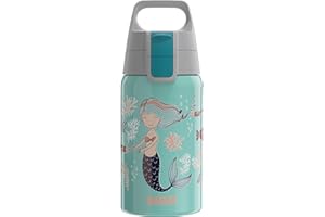 ‎SIGG SIGG - Edelstahl Trinkflasche Kinder - Shield One - Für Kohlensäurehaltige Getränke Geeignet - Auslaufsicher - Federleicht - BPA-frei - 0,5L