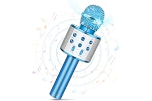 Tesoyzii Giochi Bambini 4 5 6 7 8 9 10 Anni, Microfono Karaoke Regalo Bambina 4 5 6 7 8 9 10 Anni Microfono Bambini Giocattoli Bambino 4 5 6 7 8 9 Anni Regali Natale Giochi Bambina 4 5 6 7 8 9 10 Anni