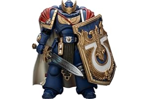 JOYTOY Warhammer 40k Space Marine 2, Ultramarines Victrix Honour Guard with Storm Shield and Power Sword 1/18 Action Figur，Sammeln Und Zeigen Modell