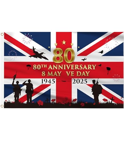 Toyland® 2.5ft X 1.6ft (76cm X 50cm) King Charles III Union Jack