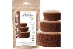 Scrapcooking - Préparation pour Génoise Chocolat - Mix Idél pour Gâteaux et Bûches de Noël - Fabriqué en France - 7380