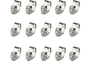 SUKUDON Hose Clips Adjustable Stainless Steel Hose Clamps Worm Drive Pipes Hose Clamps Clips,15 Pack (10-16 mm)