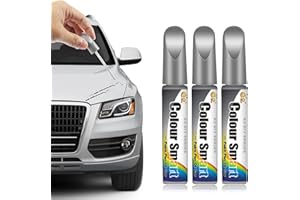 MEIFIYU 3 Pezzi di Penna Ritocco Carrozzeria,Ritocco Vernice Auto,Pennarello Ritocco Carrozzeria,Ripara Graffi Carrozzeria Auto per Graffi Auto,Riparazione Graffi Auto,Vernice per Ritocchi Carrozzeria(Grigio)