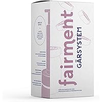 Fairment Original Gärsystem - 4er Set Gär-Aufsatz und Pumpe für die Fermentation von Kefir, Gemüse, Sauerkraut, Kimchi…