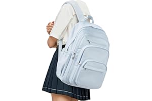 suradar Schulrucksack Teenager Mädchen Laptop Rucksack, Rucksack Laptop Tasche 14 Zoll, Rucksack Damen Wasserdicht, Backpack Daypack für Schule, Fahrradfahren, Freizeit und Reise