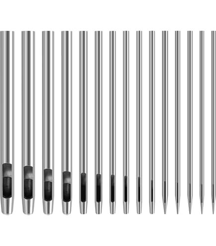 Jewellers Tools Set Di 8 Punzoni Esagonali In Ottone, Da 1/16