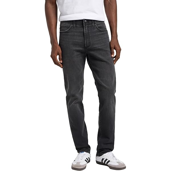Lee Men's Extreme Comfort Khaki Straight Fit Pant, pebble