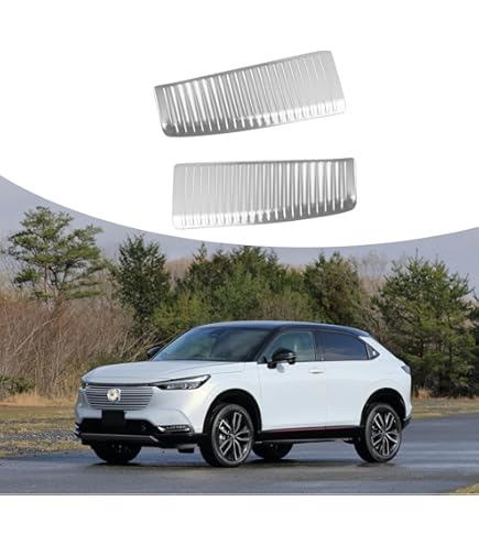LFOTPP Roestvrij stalen bumperbescherming H*onda HR-V 2022, HRV auto-accessoires decoratie bumperbescherming kofferbak bescherming (zilver