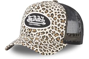 Von Dutch Casquette Homme & Femme Ajustable, Casquette Trucker, Athlétique, Coupe décontractée et Toutes Les Saisons