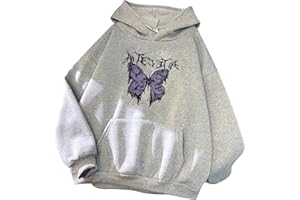 Minetom Damen Kapuzenpullover Langarm Hoodie Kawaii Dinosaurier Hoodies Pulli Teenager Mädchen Mode Casual Sweatshirt Herbst Winter Warme Oberteile mit Kapuze Kordel und Taschen