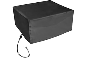 BIGWING Style Garden Furniture Covers Waterproof Outdoor Garden Furniture Covers Waterproof Oxford Fabric Protection Garden Seat Covers Square 135 x 135 x 75 CM